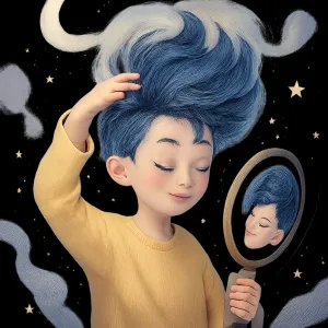 A dream where you styled your hair to look cool