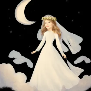A dream wearing a wedding dress
