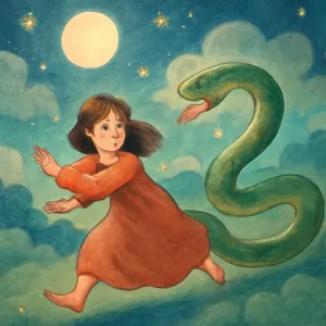 A dream where I was being chased by a snake.
