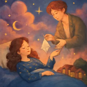 Dreaming of giving a handkerchief to someone else