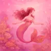 I was a mermaid swimming happily in the sea, I had a pink tail with gold markings on it, and the coral reef was so glittery and magical. And the water is light pink and sugary sweet.