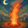 A dream of fire erupting from beneath the ground