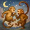 A dream about monkeys fighting with each other