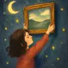 Dreaming of hanging a picture frame on the wall