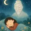A dream where the appearance of an ancestor is faintly visible